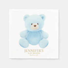 Servilleta De Papel Boy Teddy Bear Baby Shower
