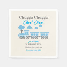 Boys Blue Train Fiesta del segundo cumpleaños