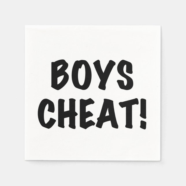 Servilleta De Papel Boys Cheat (Anverso)
