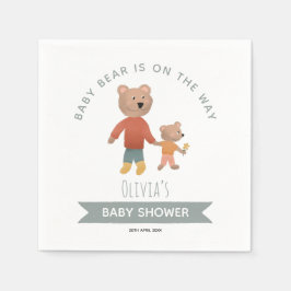 Servilleta De Papel Boys Cute Woodland Forest Baby Bear