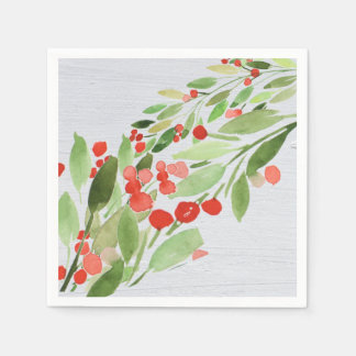 Servilleta De Papel Branches y cócteles Berries