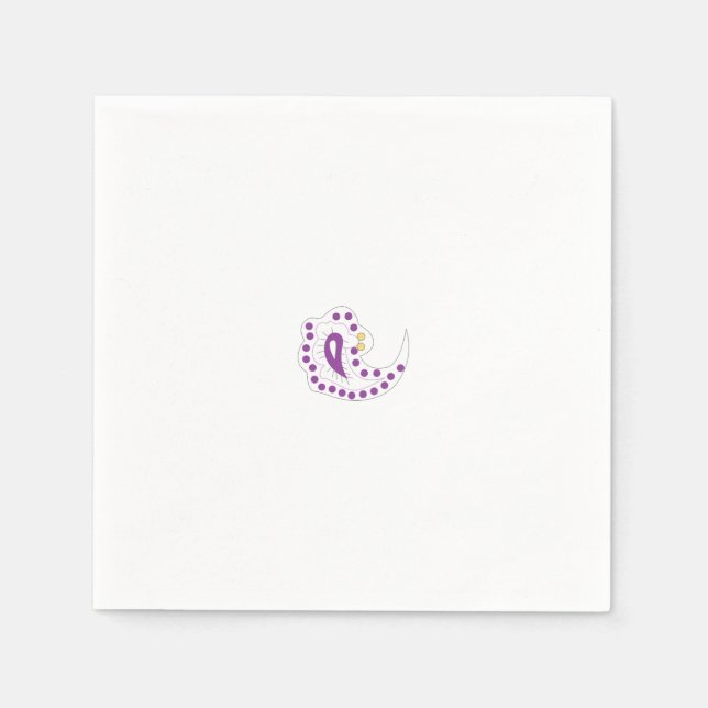 Servilleta De Papel Bransoletka z serduszkiem Style, Light Eggplant (Anverso)