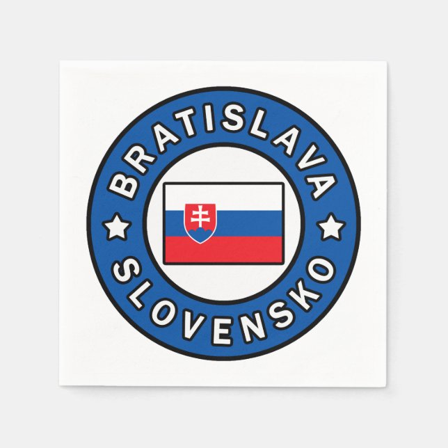 Servilleta De Papel Bratislava Slovensko (Anverso)
