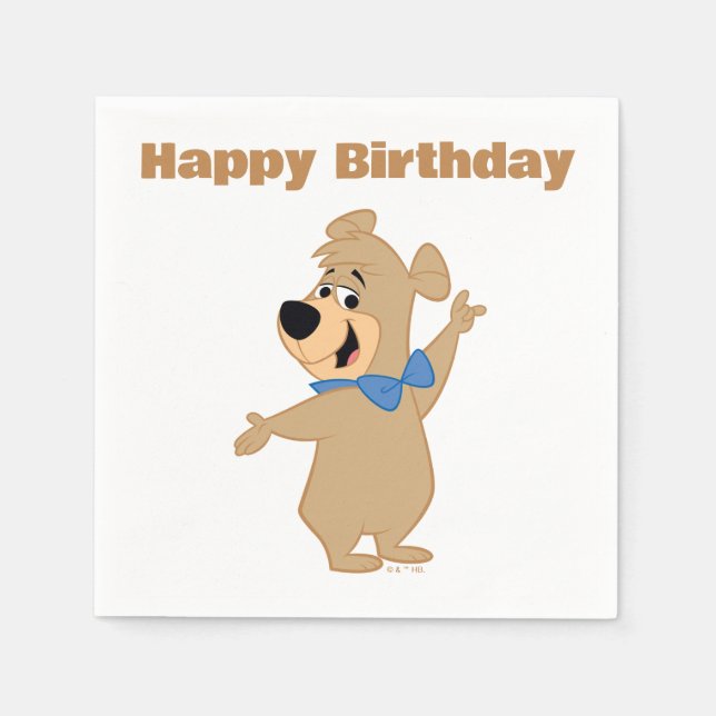 Servilleta De Papel Brazos De Oso De Boo Amplio (Anverso)