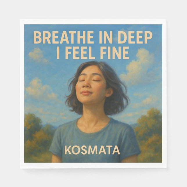 Servilleta De Papel Breath in Deep - Serviette (Anverso)