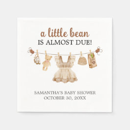 Servilleta De Papel Brewing Coffee Baby Shower