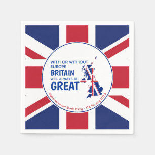 Servilleta De Papel Brexit BRITAIN SIEMPRE ES UN GRAN Papel Personaliz
