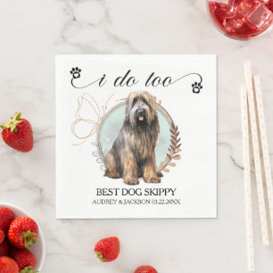 Servilleta De Papel Briard, Yo Hago Demasiadas Nápoles Con Foto De Per