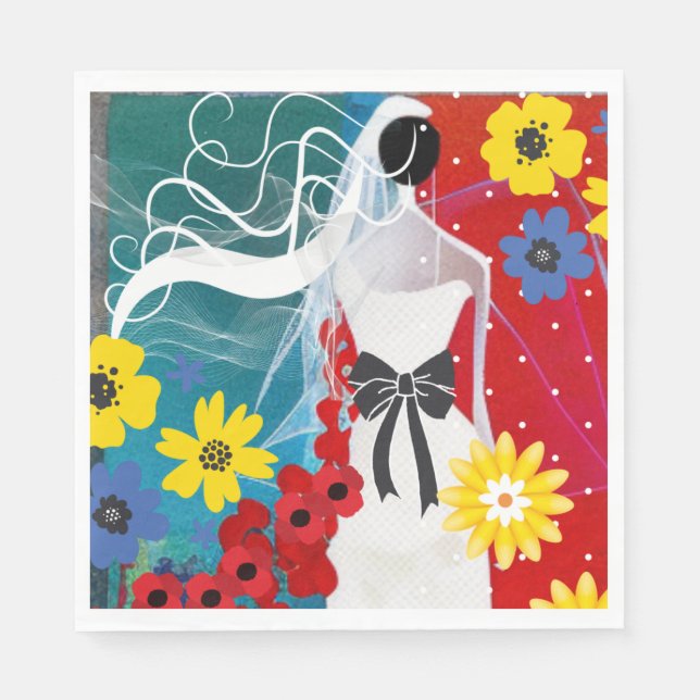 Servilleta De Papel Bridal Bliss (Anverso)