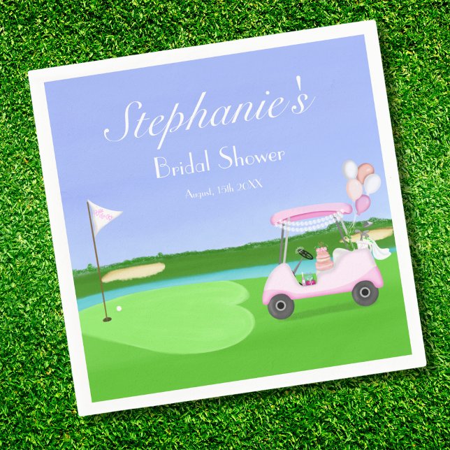 Servilleta De Papel Bridal Golf Bridal Shower Brunch (Subido por el creador)