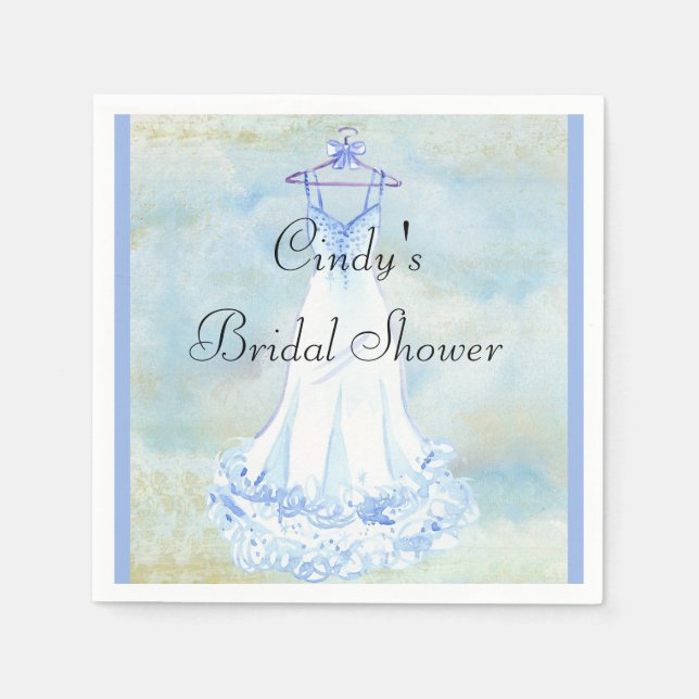 Servilleta De Papel Bridal Shower (Anverso)