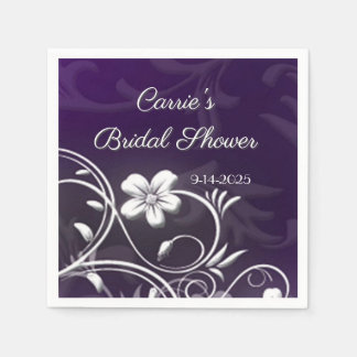 Servilleta De Papel Bridal Shower custom party coasters