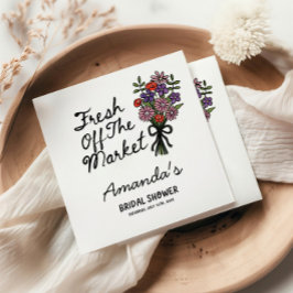 Servilleta De Papel Bridal Shower Fresh Off The Market 