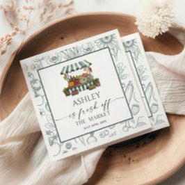 Servilleta De Papel Bridal Shower Fresh Off The Market 