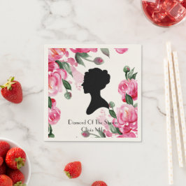 SERVILLETA DE PAPEL BRIDGERTON FLORAL BRIDAL SHOWER