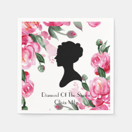 SERVILLETA DE PAPEL BRIDGERTON FLORAL BRIDAL SHOWER