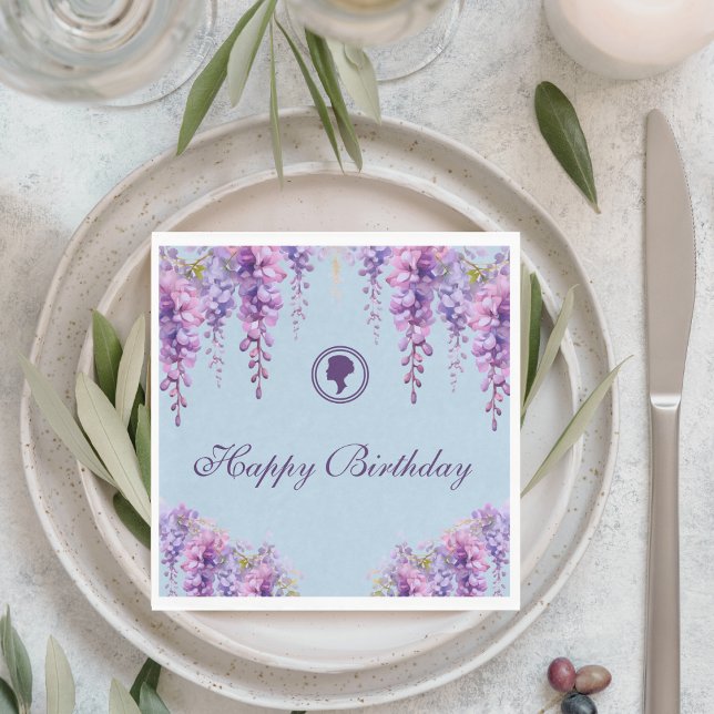 Servilleta De Papel Bridgerton Inspire Napkins Floral Birthday (Subido por el creador)