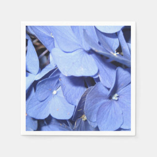 Servilleta De Papel Bright Blue Hydrangea Standard Cocktail Napkins