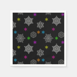 Servilleta De Papel Bright Snowflake Napkins