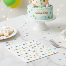 Bright Stars Paper Napkins - Festividad y capricho