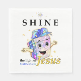 Servilleta De Papel Brilla la luz de Jesús