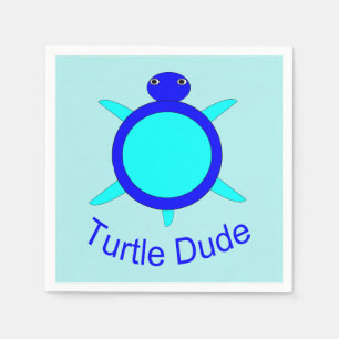 Servilleta De Papel Brillante Turba Azul Colega Papel Napoles