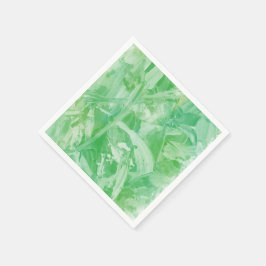 Servilleta De Papel Brillante Verde Texturado