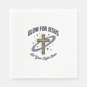 Servilleta De Papel Brillar por Cruz Cristiana Jesús Vector Vintage