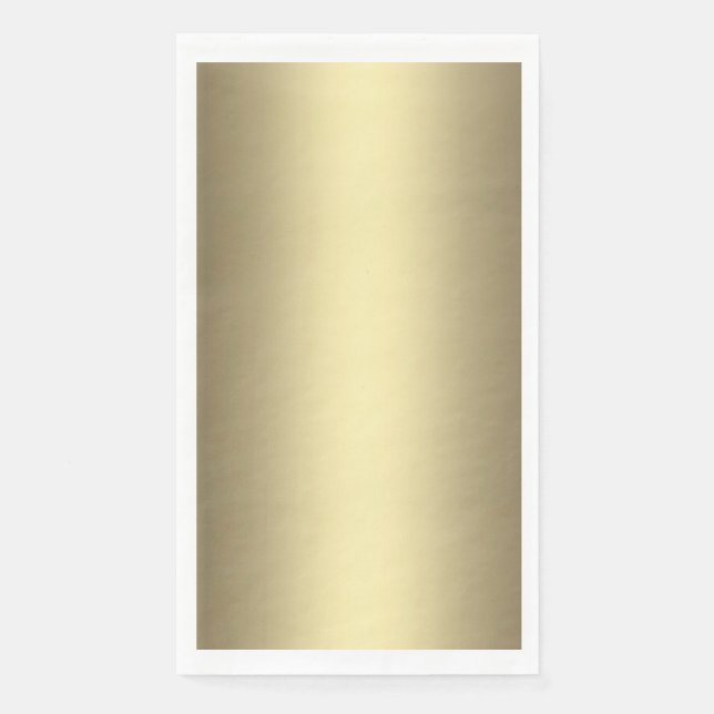 Servilleta De Papel Brillo dorado (Anverso)