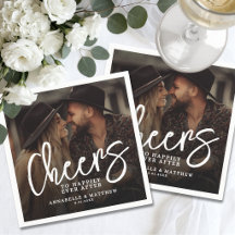 Brindis por la foto de la boda de Felices para Sie