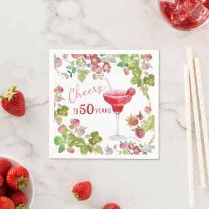 Servilleta De Papel Brindis por los 50 años de cumpleaños