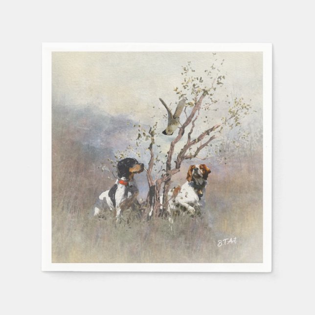 Servilleta De Papel Brittany Spaniel (Anverso)