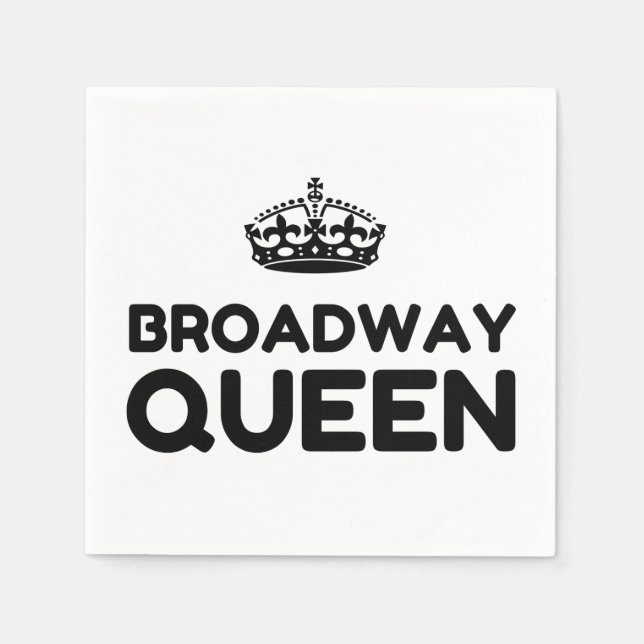 SERVILLETA DE PAPEL BROADWAY QUEEN (Anverso)