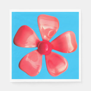 Servilleta De Papel Broche de flores retro - Jardín de verano de prima