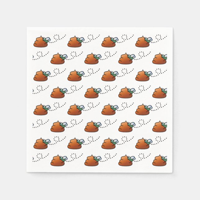 Servilleta De Papel Brootsch the PooPoo (Anverso)