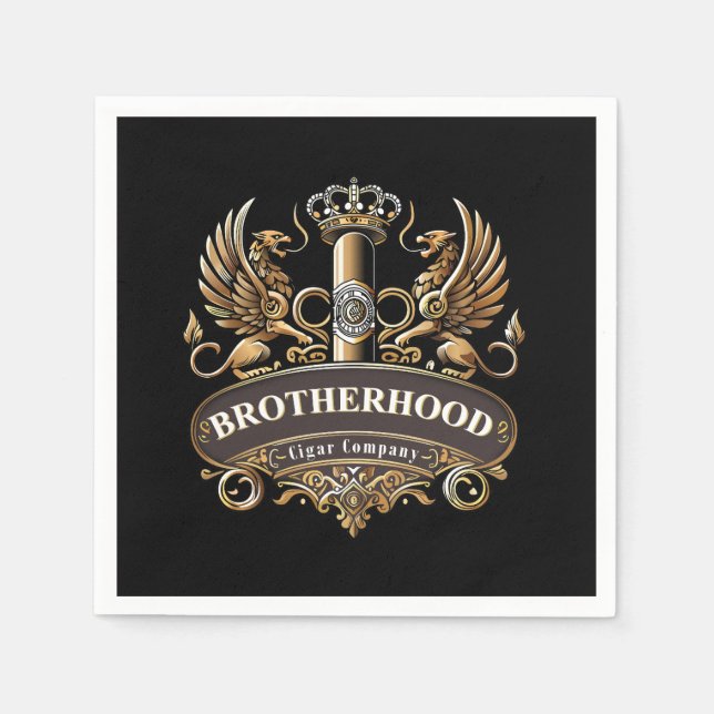 Servilleta De Papel Brotherhood Cigar Company  (Anverso)