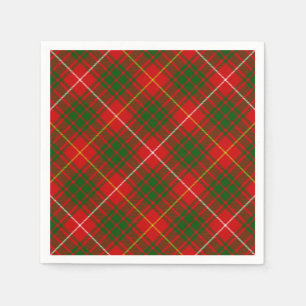 Servilleta De Papel Bruce tartan green plon