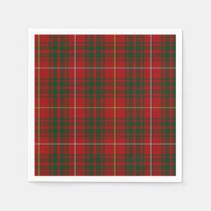 Servilleta De Papel Brue Clan Tartan Plaid Paper Napkins