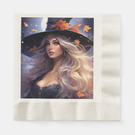 Servilleta De Papel Bruja de Halloween