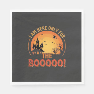 Servilleta De Papel Bruja de Halloween Casa Embrujada Diseño Boo_1