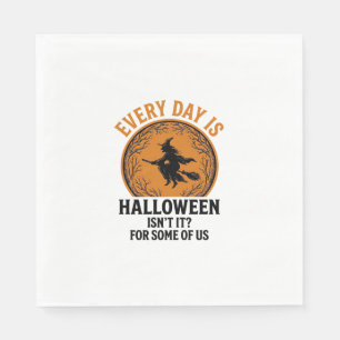 Servilleta De Papel Bruja de Halloween Todos los Días es Halloween Div