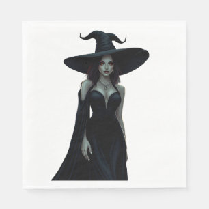 Servilleta De Papel Bruja de la noche