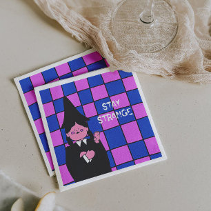 Servilleta De Papel Bruja Espeluznante y Linda de Halloween