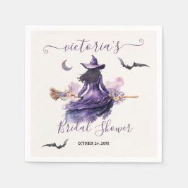 Servilleta De Papel Bruja se Casa: Despedida de Soltera de Halloween
