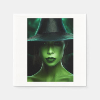 Servilleta De Papel bruja verde