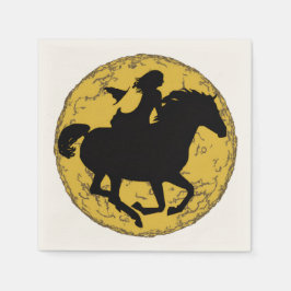 Servilleta De Papel Brujas y Luna Llena