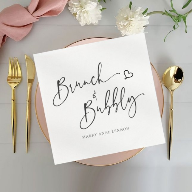 Servilleta De Papel Brunch básico y servilletas de burbuja (Subido por el creador)