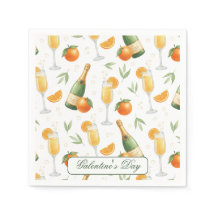 Brunch de Galentines Día Mimosas Elegante