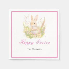 Servilleta De Papel Brunch de Pascua de conejo de primavera