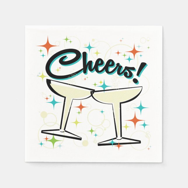 Servilleta De Papel ¡Bubbly A Go-Go! (Anverso)